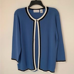 Alfred Dunner Layered Cardigan Top